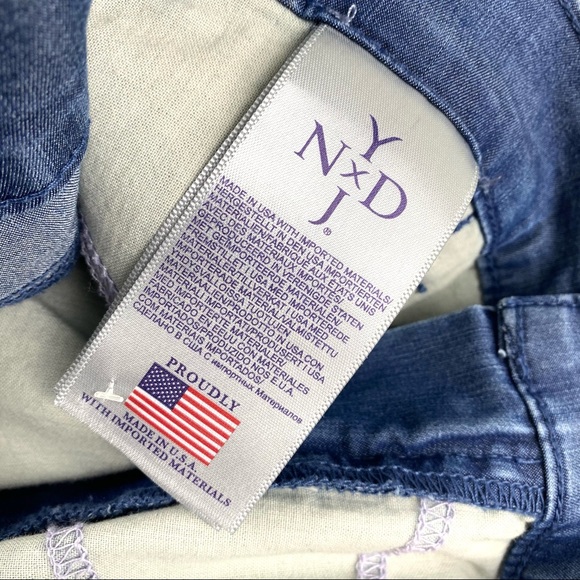 NYDJ Wide Leg Lift/Tuck Denim Pants EUC - Picture 11 of 11